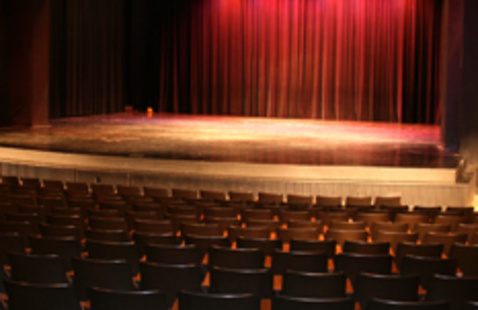 The Thomas V. Fraschillo Stage at the Mannoni Performing Arts Center Auditorium
