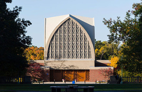 exterior of the Interfaith Chapel.