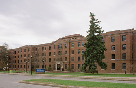 exterior of Helen Wood Hall.