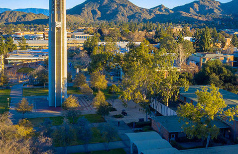 UCR campus drone shot