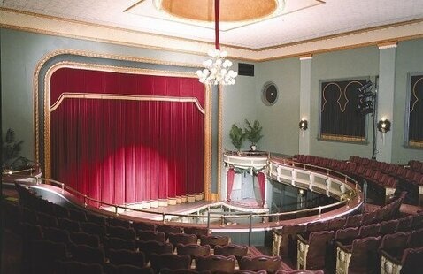 Fredonia Opera House stage as seen from balcony