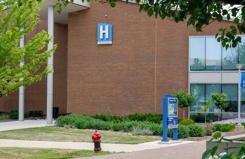 Exterior view of Building H