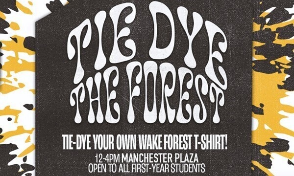 wake forest tie dye shirt