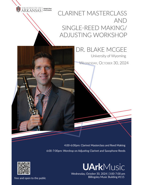 Masterclass and Reed Making University of Arkansas