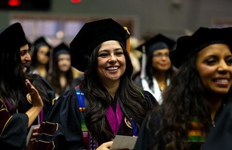 Student at graduation 
