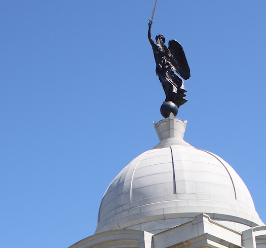 Monuments on the Gettysburg Battlefield