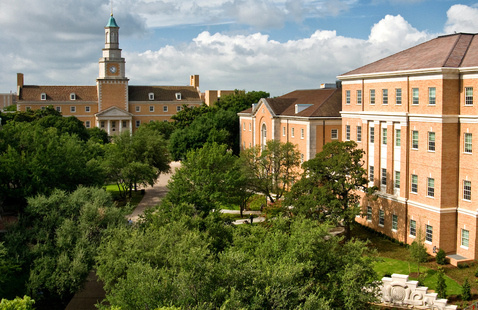 Building on UNT campus
