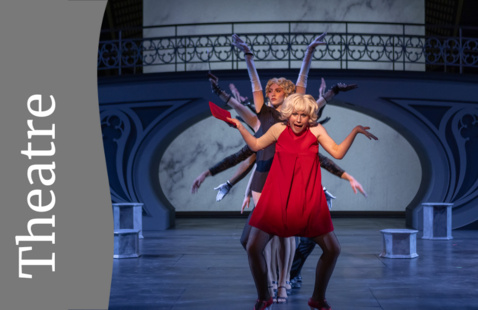 Theatre Event. Photo of the fall 2024 production of Sweet Charity. Photo by Asher Swan.