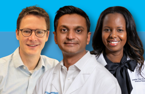 Drs. David McFadden, Suraj Patel, and Josephine Thinwa