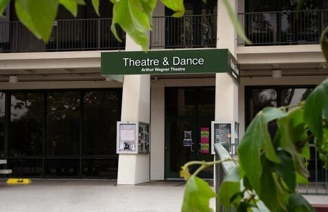 Front of Arthur Wagner Theatre building