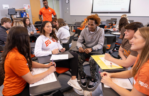 students from leadership institute