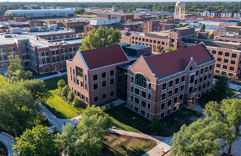 Aerial view of School of Law