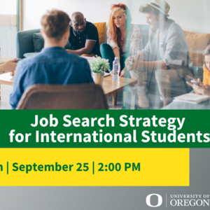 Event: Job Search Strategy for International Students