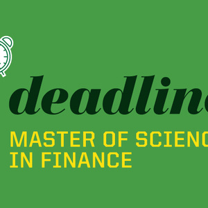 Event: MS in Finance Early Decision Application Deadline