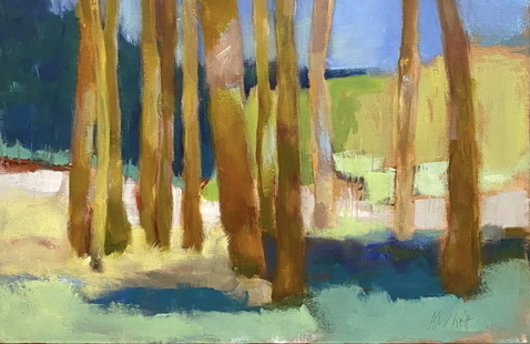 "Shady Grove," oil on canvas, 2023, by Kim Whitt