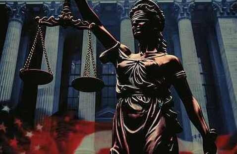 Bars of Red - blind justice image