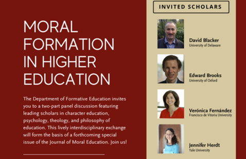 Moral Formation in Higher Education