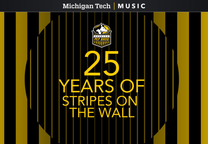 25 Years of Stripes on the Wall - Huskies Pep Band