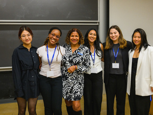 LEAP panelists pose together, smiling. 