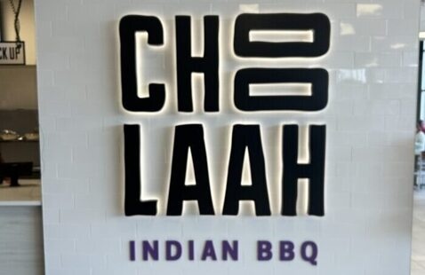 Choolaah Indian BBQ, located inside UA Student Center
