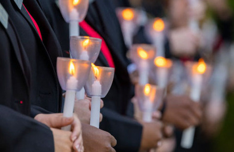 UGA Arch Society members at annual memorial service