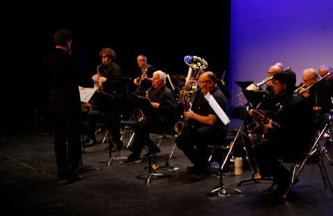 An image of performers on stage.