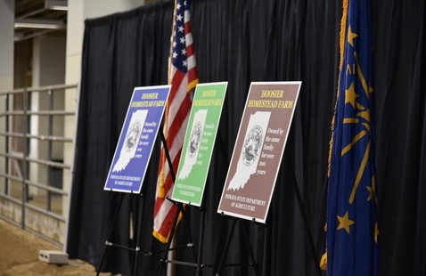 Image of 95 family farms honored with the historic Hoosier Homestead Award