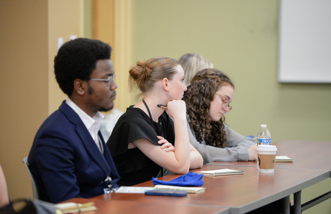 Students attending workshop