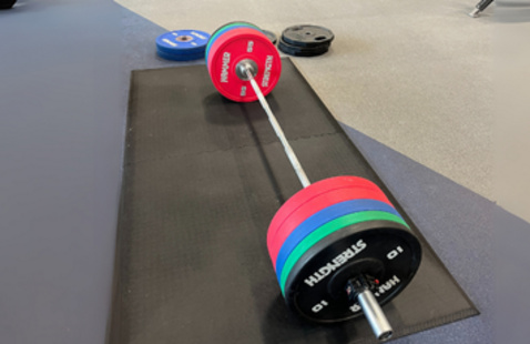 Barbell with weights