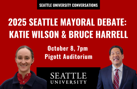 Image of Conversations: A Mayoral Debate with Katie Wilson and Bruce Harrell 