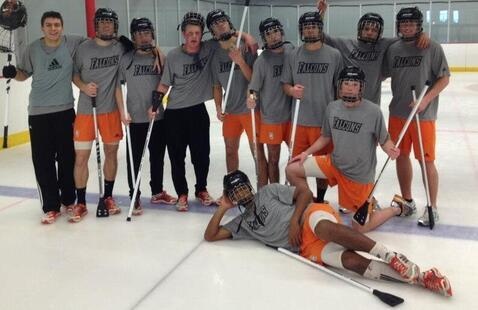 BGSU Men's Soccer Broomball outing