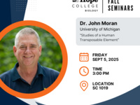 Event image for Biology Seminar Series - Dr. John Moran, University of Michigan