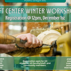 Event: Craft Center Winter 2026 Workshop Registration