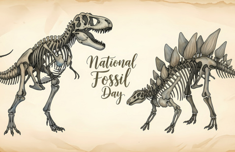 National Fossil Day Artwork