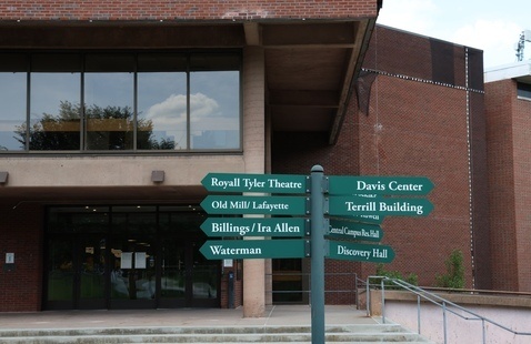 Outside of Howe Library