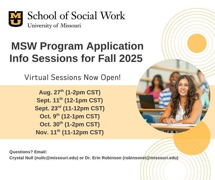 Featured image for MSW Program Application Info Session - 9/23/25