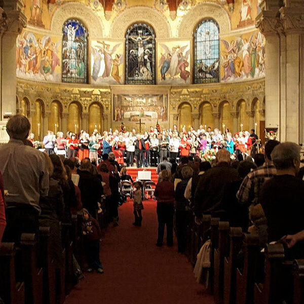 Singalong Messiah audience in Memorial Church