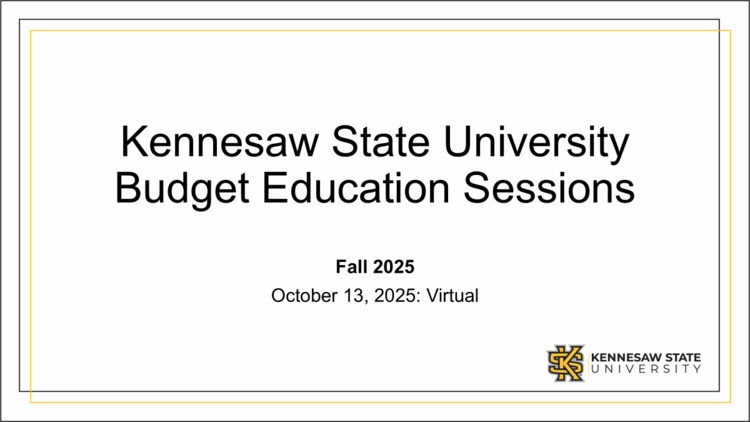 Fresh Take: Budget Education Session 101