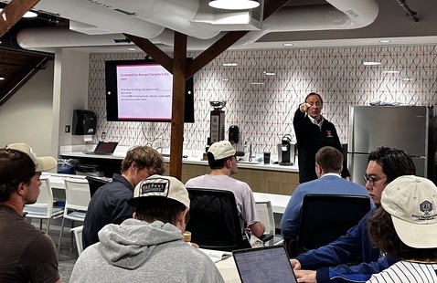 Students, faculty, and community members attend workshop sessions at College@Elm