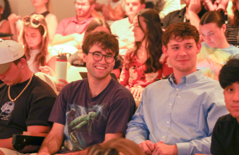 Students at the conference.