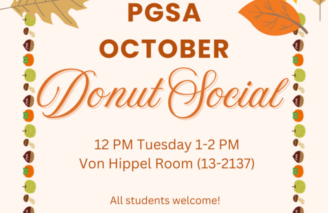 Image of PGSA October Donut Social