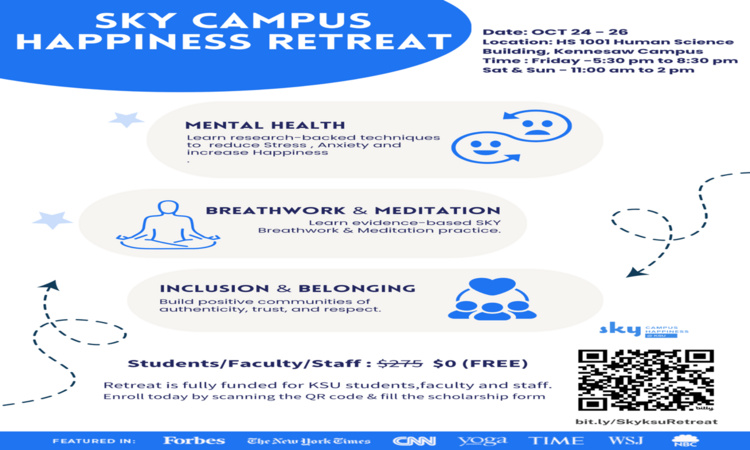 SKY Campus Happiness Retreat- Oct 24-26