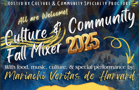 Culture and Community Fall Mixer flyer