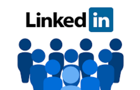 Linked in logo.