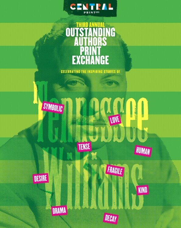 3rd Annual Outstanding Authors Print Exchange: Celebrating Tennessee Williams