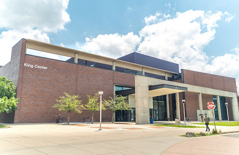 exterior of the King Center