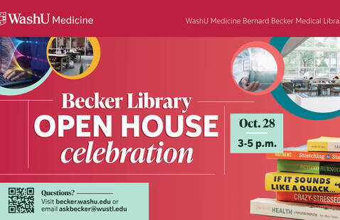 Becker Medical Library open house celebration