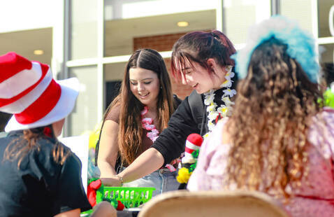 Students gather for fun during First-Gen Friday event