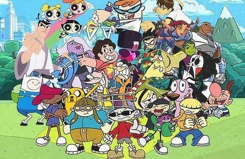 Group of Cartoon network characters from the 2000s 