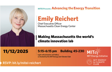 Image of MITEI Presents: Advancing the Energy Transition with Emily Reichert
